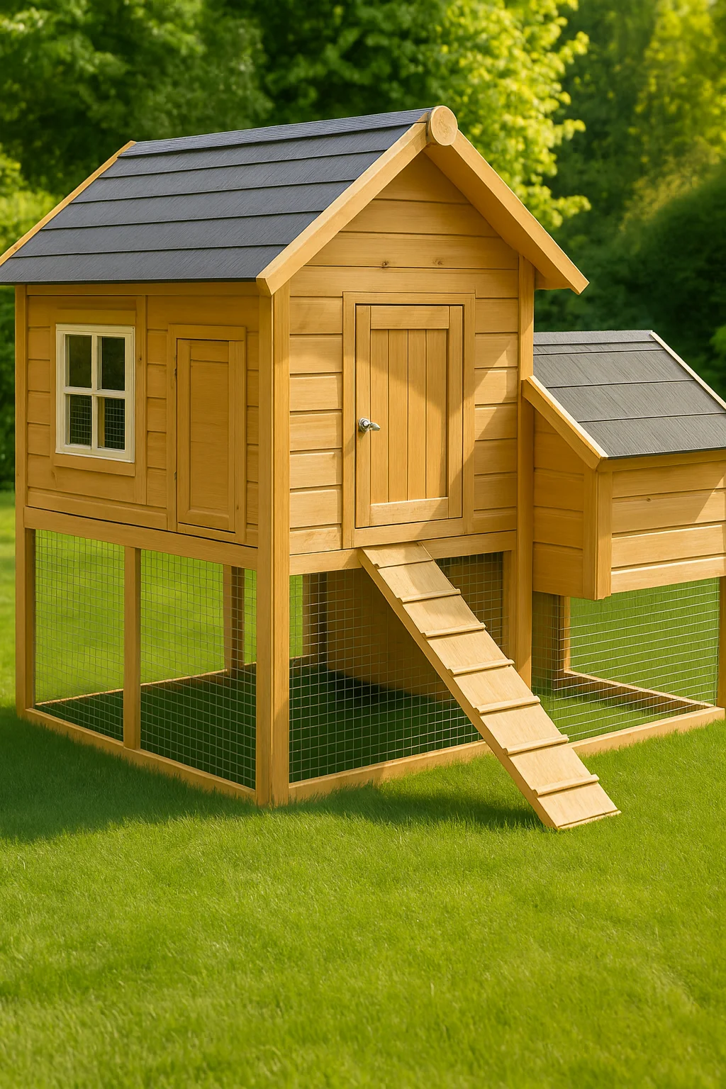 Modèle de poulailler en bois de qualité