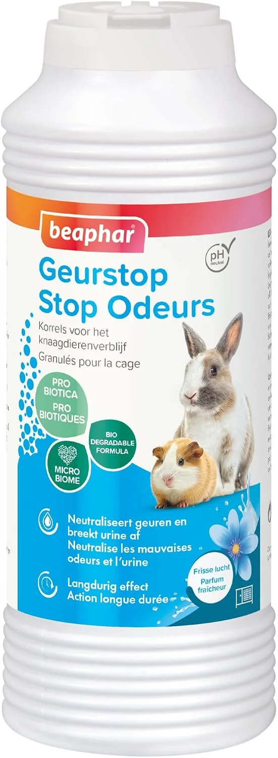 Beaphar - Granulés Stop Odeurs pour La Cage De Lapin - 600 G