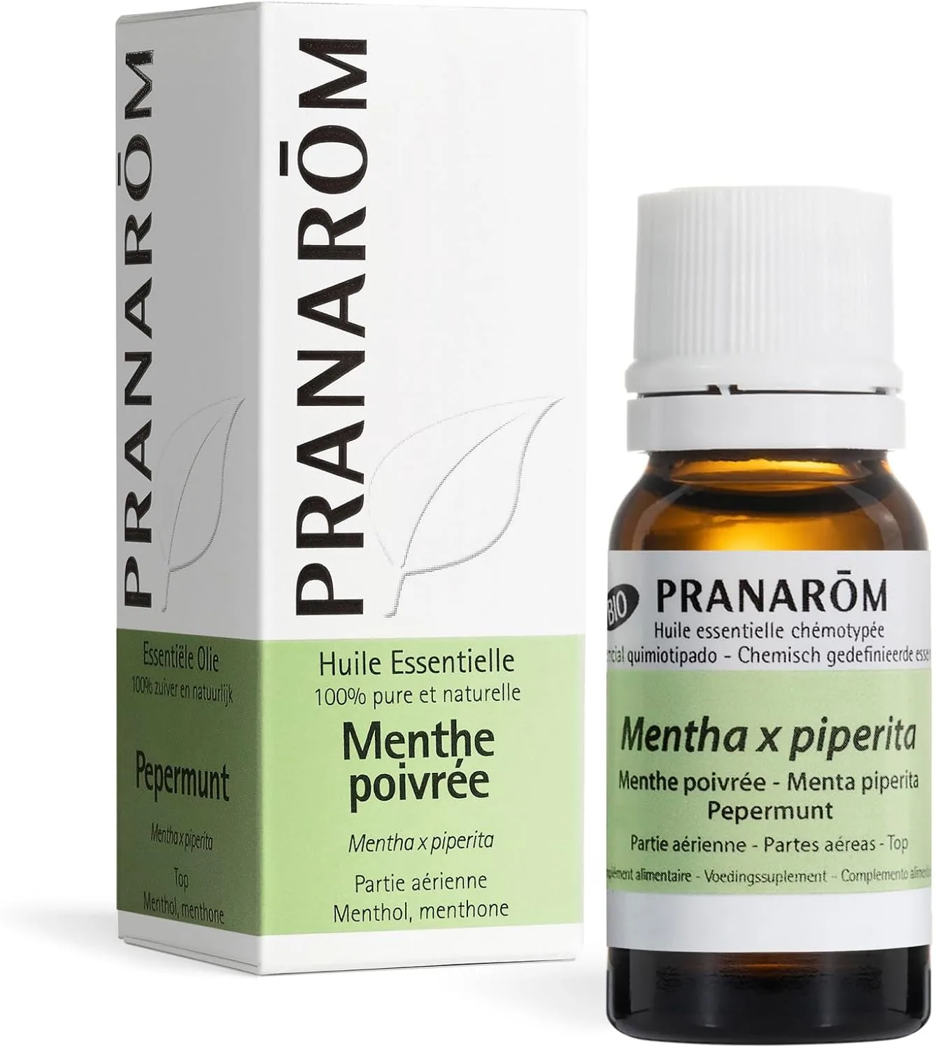 Pranarôm Huile Essentielle Menthe Poivrée HECT 10 ml