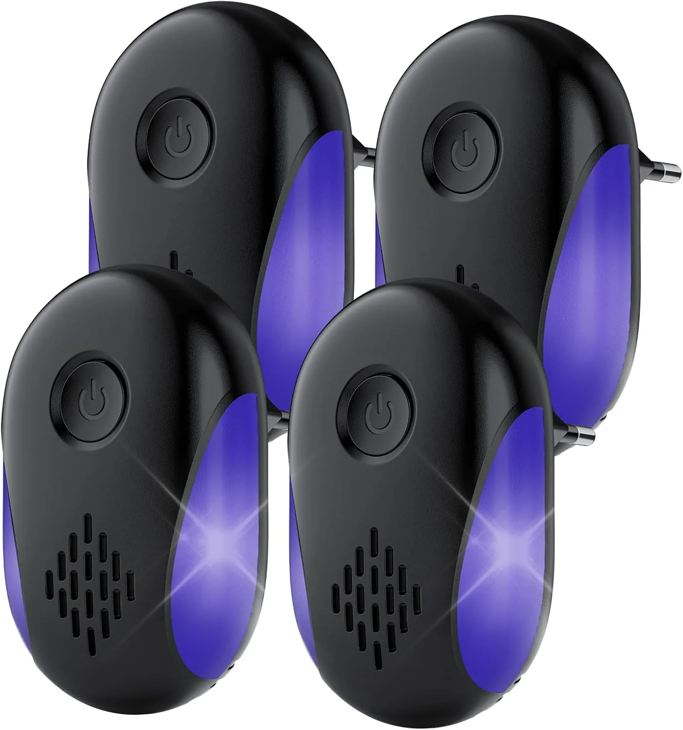 Répulsif Ultrason Souris et Rats 4 Pack,Puissant Répulsif à Souris